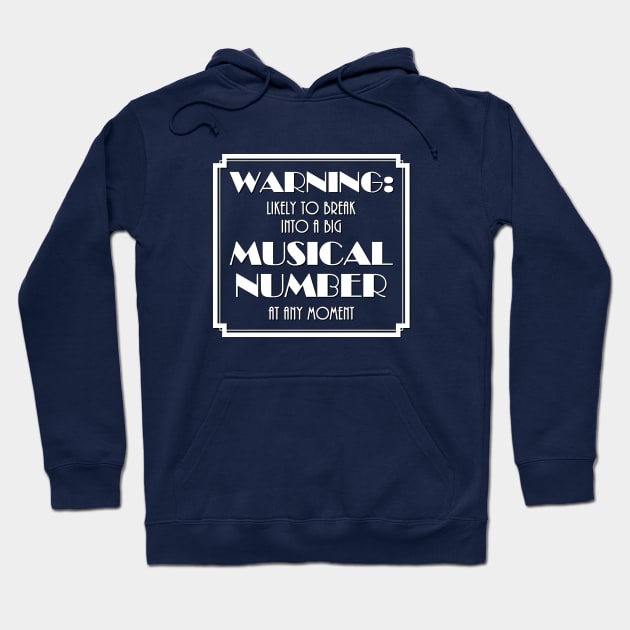 Warning - Musical Number Hoodie by GloopTrekker